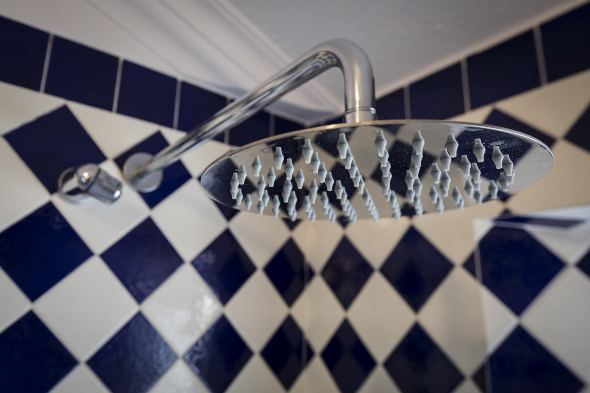 Detail of shower in room Regaleira