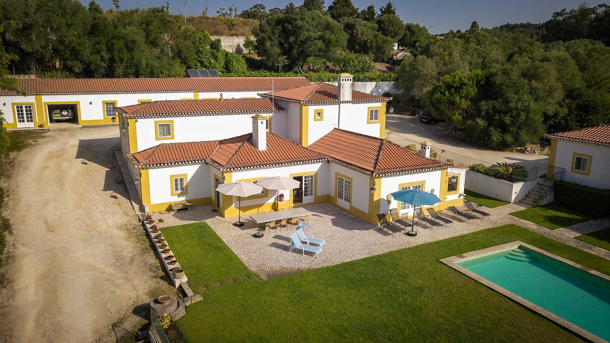 Swimming pool and garden