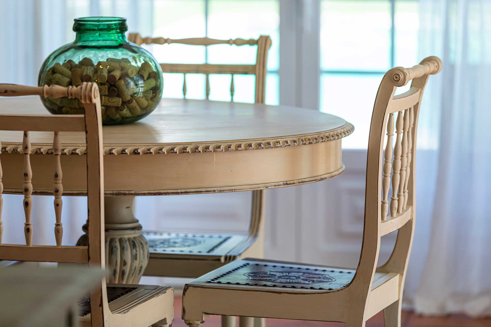 Table for games in the living room